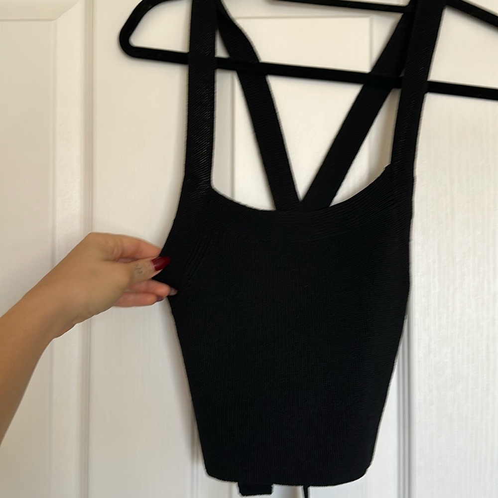 Aritzia knit halter top